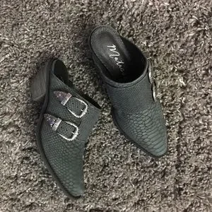 Matisse Shoes Matisse Block Croc Embossed Mule Poshmark